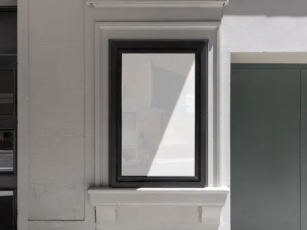 户外都市街头店铺橱窗广告牌海报设计提案贴图展示样机模板 Urban Banner Mockup-2