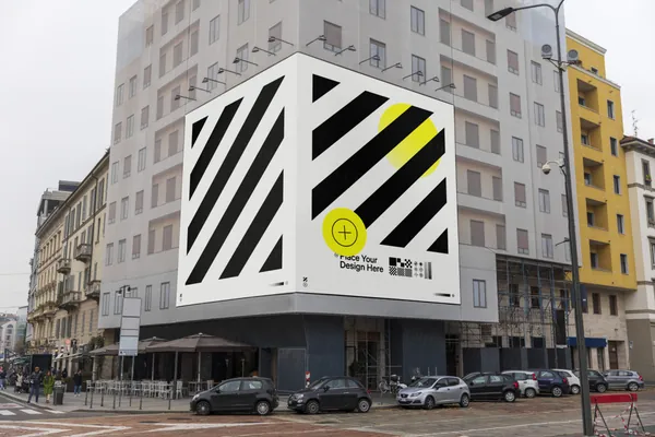 潮流户外都市街头广告牌海报设计提案贴图展示样机模板 Urban Poster Mockup-9