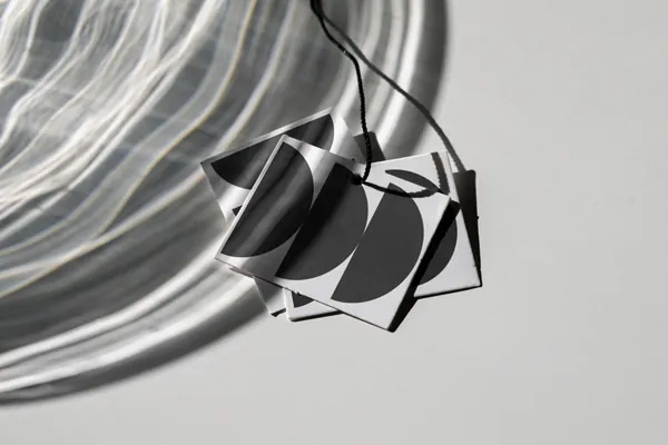 极简主义吊牌标签服装设计提案贴图展示样机模板素材 Tags Mockup-2