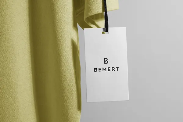 高质量服装吊牌品牌设计贴图样机模板 Apparel Tag  Labels Logo Mockups-6