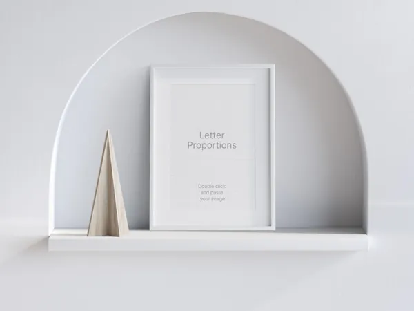 北欧极简艺术画框相框场景贴图展示样机模板素材 Frames Scene Creator-12