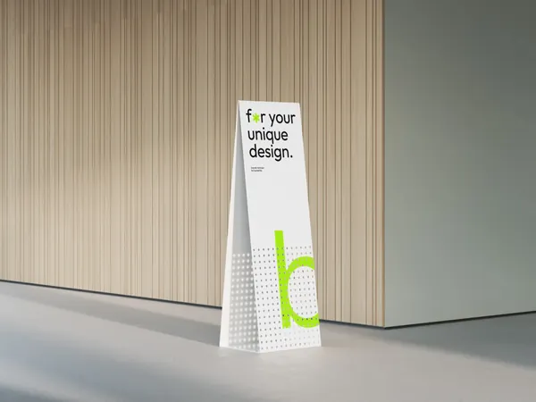 高质量商场商店路牌指示牌广告展示牌设计提案贴图展示样机模板 Boards Mockups-5
