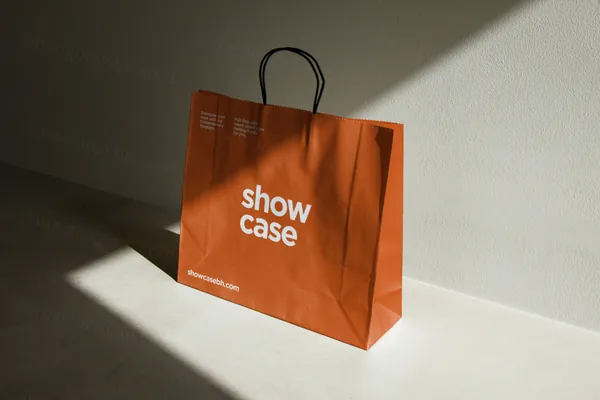 高质量环保手提袋纸袋品牌包装设计贴图展示样机模板 Paper Bag Mockup-2