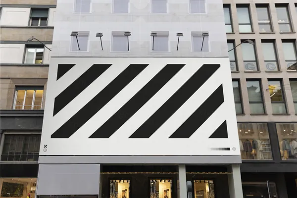 潮流户外都市街头墙体巨幅广告牌海报设计提案贴图展示样机模板 Urban Poster Mockup-1