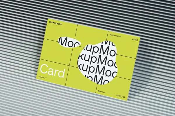 高质量实拍无CG企业品牌名片设计贴图展示样机模板 TM NEUTRAL 002