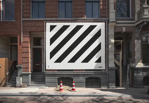 潮流户外都市街头墙体巨幅广告牌海报设计提案贴图展示样机模板 Urban Poster Mockup-4