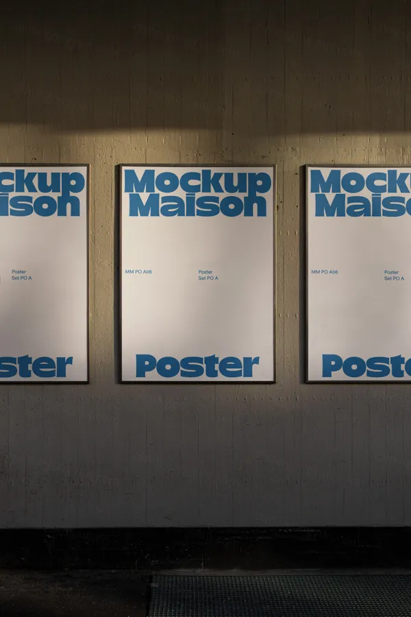 高质量无CG实拍路边广告牌设计贴图展示样机模板素材-3