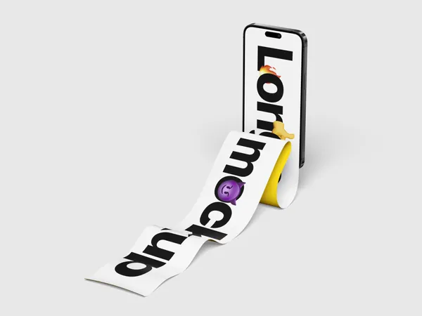 苹果手机创意卷轴UI网页展示APP设计提案样机模板 iPhone 14 Pro Longscroll Mockup-8