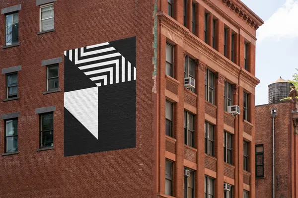 高质量欧美老建筑墙面宣传广告海报设计贴图展示样机PSD模板素材 NO.056