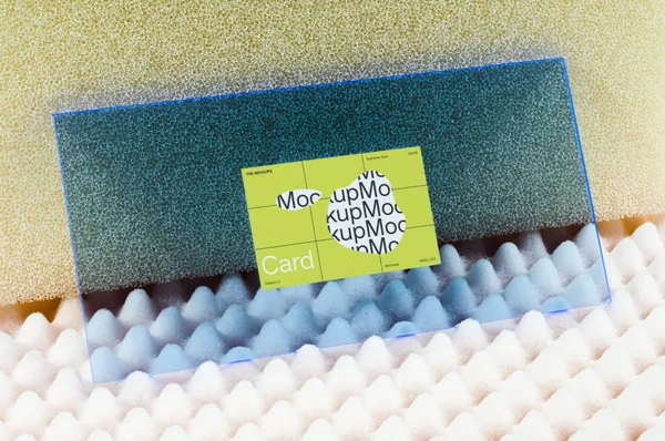 高质量实拍无CG透明亚克力企业品牌名片设计贴图展示样机模板 TM COLOUR 010