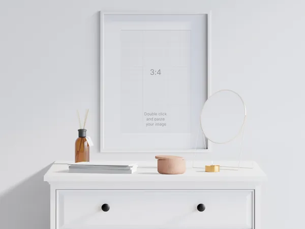 北欧极简艺术画框相框场景贴图展示样机模板素材 Frames Scene Creator-4