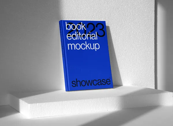 高质量画册杂志书籍设计排版贴图展示样机模板 S04 - Book Mmockup