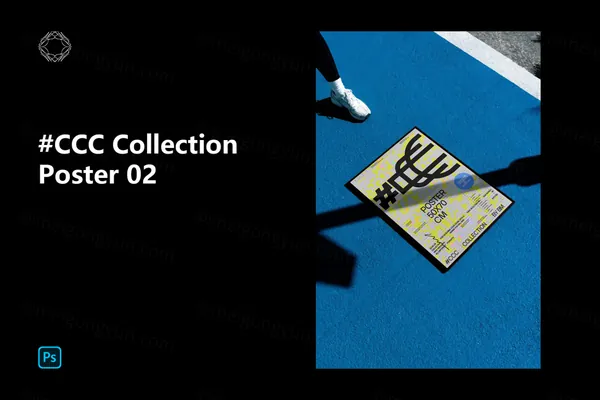 高端户外摄影无CG艺术画框广告牌海报设计贴图展示样机模板