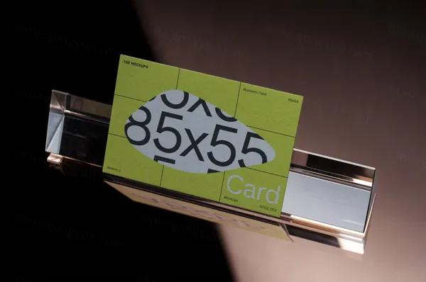 高质量实拍无CG企业品牌名片设计贴图展示样机模板 TM NEUTRAL 004