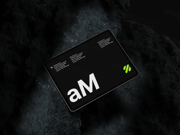 高质量3D渲染抽象场景苹果平板电脑Web网页设计贴图展示PSD样机模板素材 iPad Mockups-10