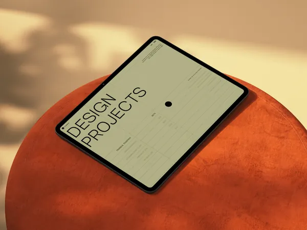 高质量北欧高雅家具装饰酒店陈设App品牌UI设计贴图展示样机PSD模板-2