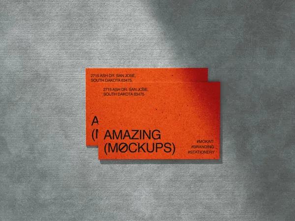 高质量品牌设计提案名片贴图展示样机模板 Kander Branding Mockups-1