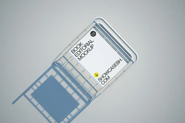 高质量极简主义创意场景书籍封面设计贴图展示样机模板素材 Book Mockup-2