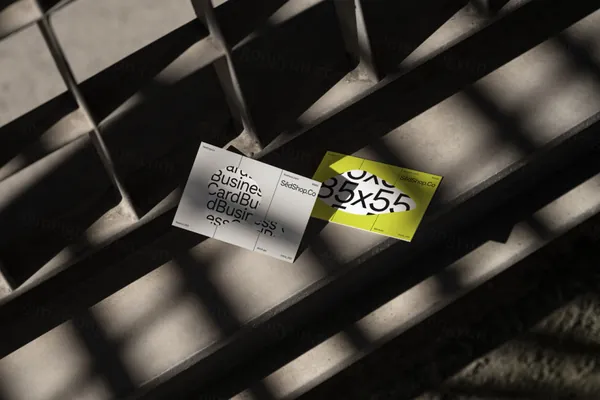 高质量高清摄影实拍品牌策划名片设计贴图展示样机模板 S003-003