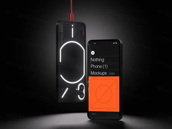 国外潮牌网红手机移动APP贴图UI展示样机模板素材 Nothing Phone Mockup-10
