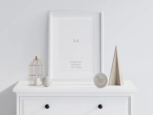 北欧极简艺术画框相框场景贴图展示样机模板素材 Frames Scene Creator-9