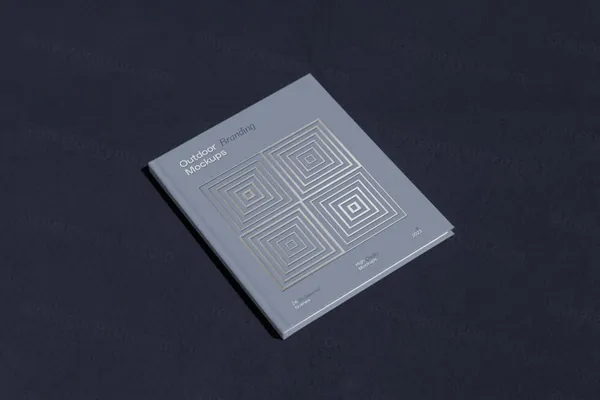 高质量户外杂志宣传册书籍画册设计提案贴图展示样机模板 Outdoor Branding Mockup-4