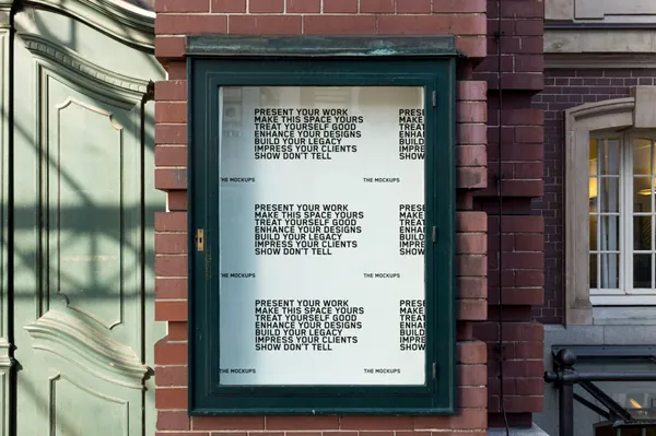 高质量城市摄影都市街道路边广告牌海报设计贴图展示样机模板 TM-POSTER-006