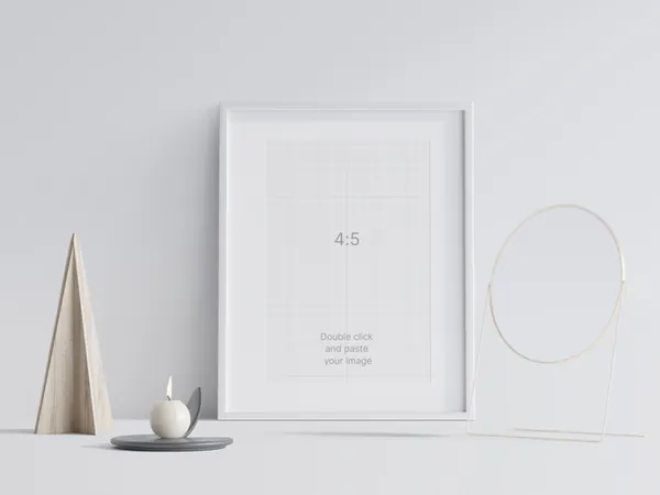 北欧极简艺术画框相框场景贴图展示样机模板素材 Frames Scene Creator-15