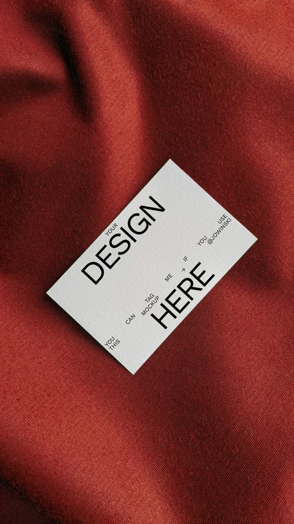 潮流小清新风高清实拍户外名片设计贴图展示样机模板